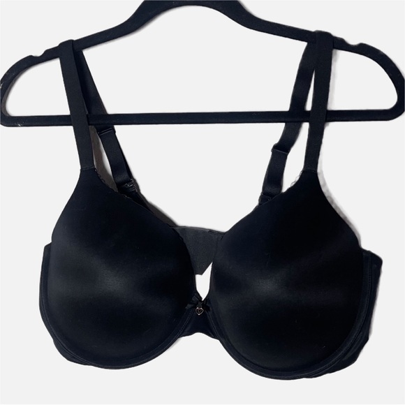 Victoria's Secret Other - Victoria's Secret VS black push-up demi t shirt bra size 40DD EUC full coverage